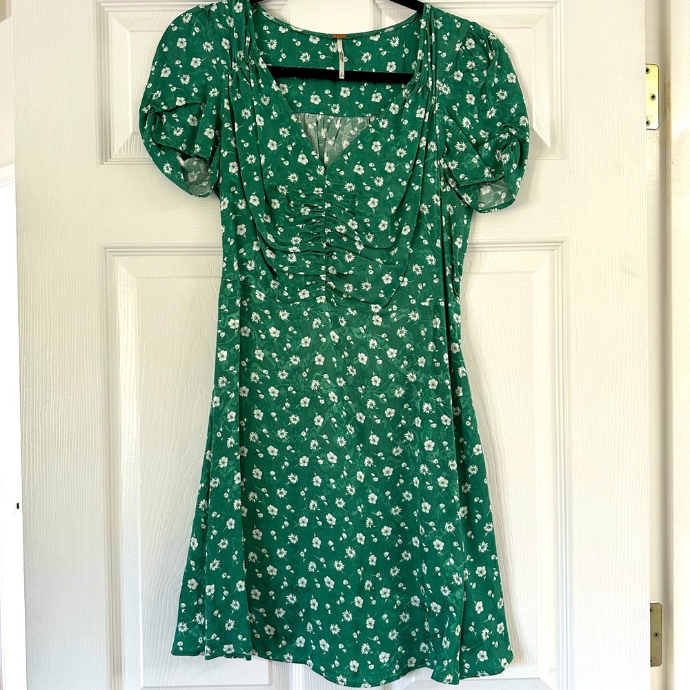Free People satin mini dress